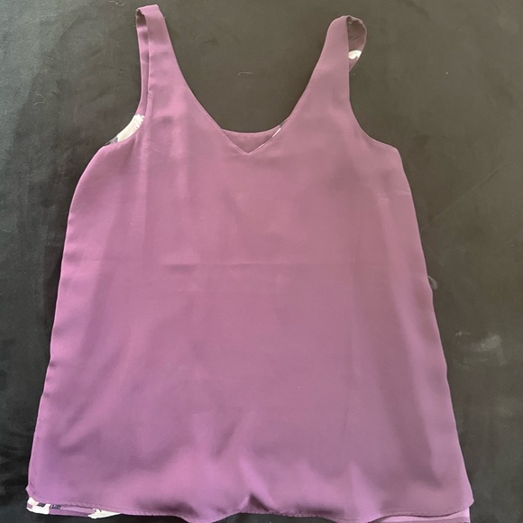 Floral mauve tank ladies - Picture 2 of 3